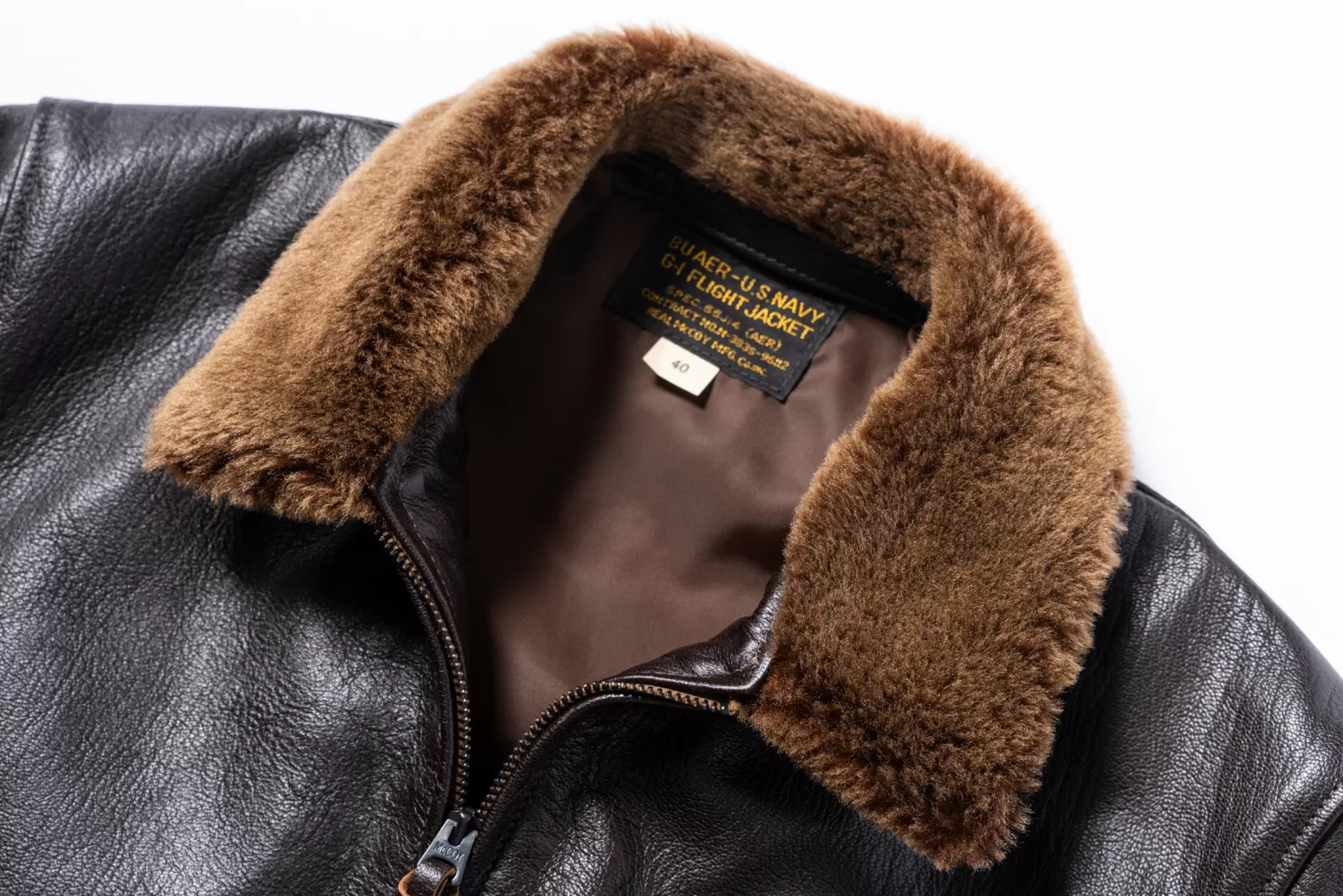 Military | Leather<The Real McCoy's TYPE G-1 REAL McCOY MFG. CO. / 55J14 BROWN