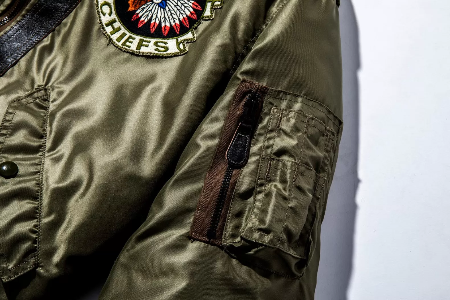 Military<The Real McCoy's TYPE L-2 / 335th FIGHTER SQDN Olive