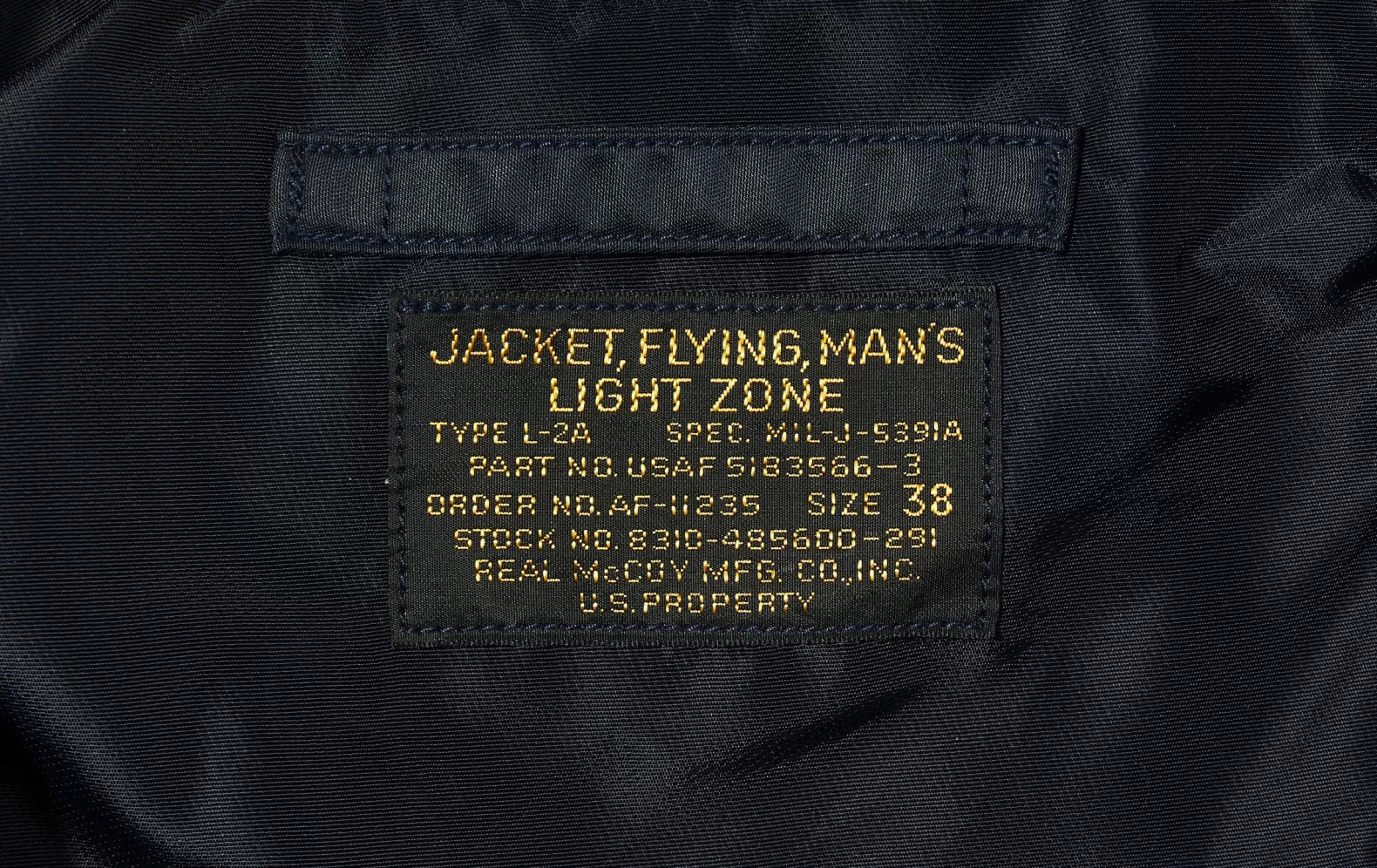 Military<The Real McCoy's TYPE L-2A REAL McCOY MFG. CO. NAVY