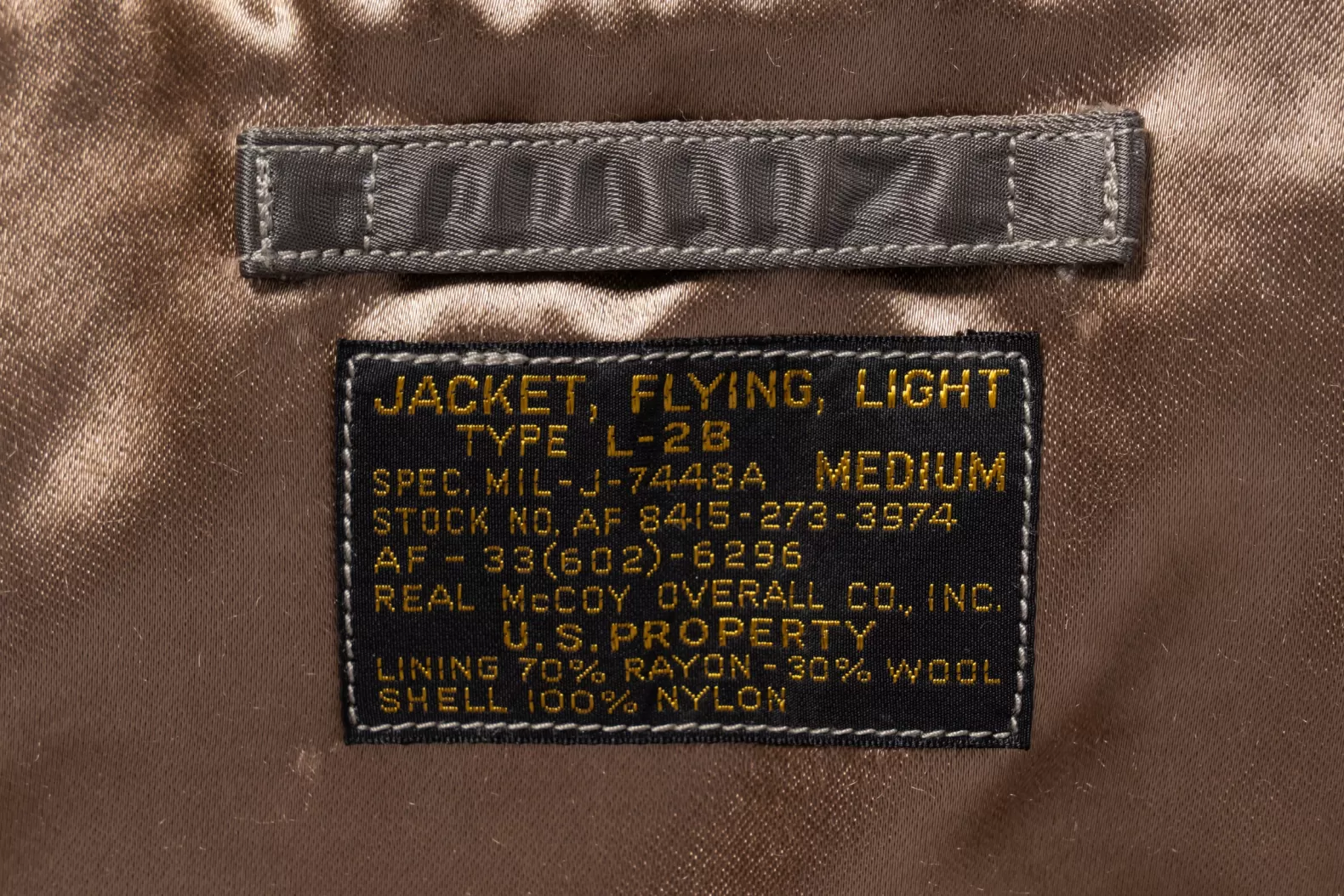 Military<The Real McCoy's TYPE L-2B / FOURTH BUT FIRST SAGEGREEN