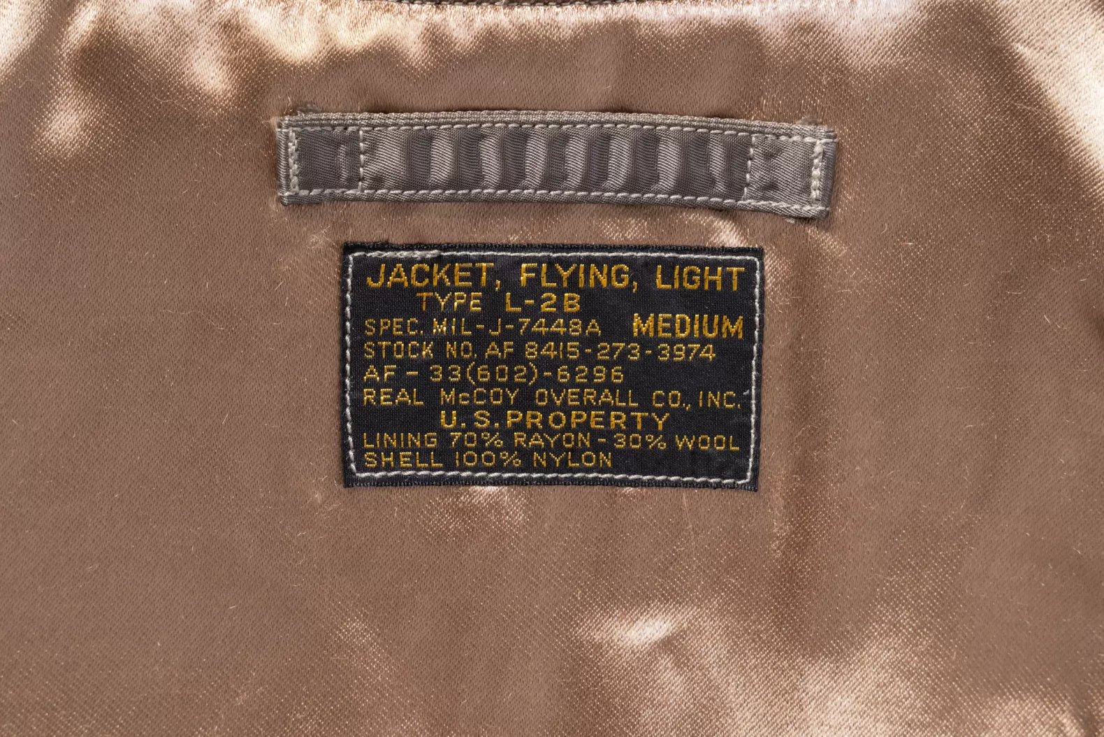 Military<The Real McCoy's TYPE L-2B REAL McCOY MFG. CO. SAGEGREEN