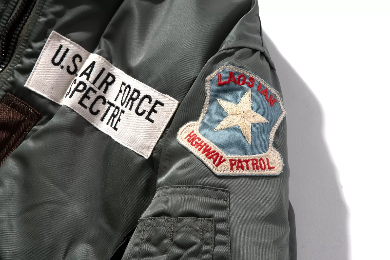 Military<The Real McCoy's TYPE MA-1 / LAOSIAN HIGHWAY PATROL Olive