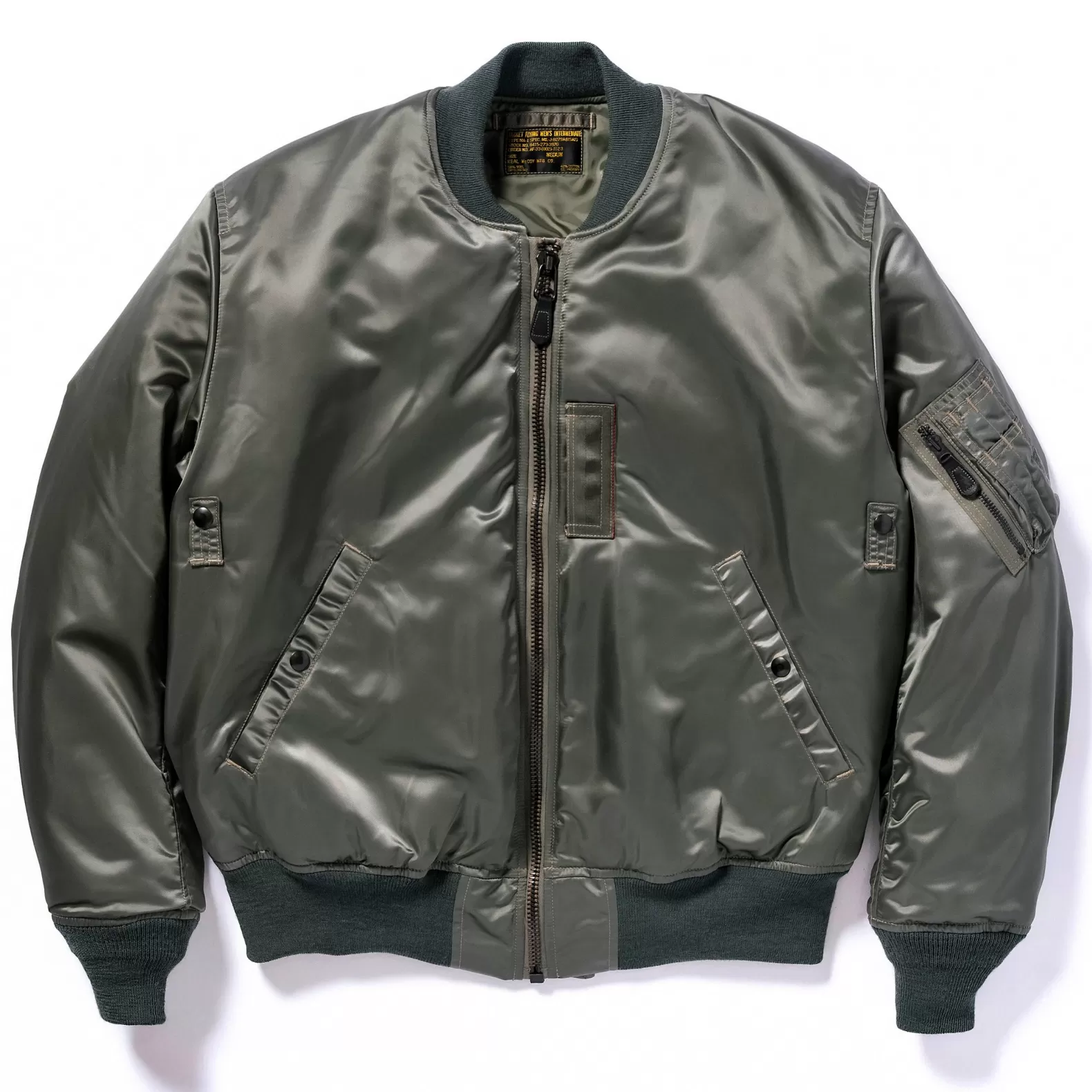 Military<The Real McCoy's TYPE MA-1 REAL McCOY MFG. CO. SAGEGREEN