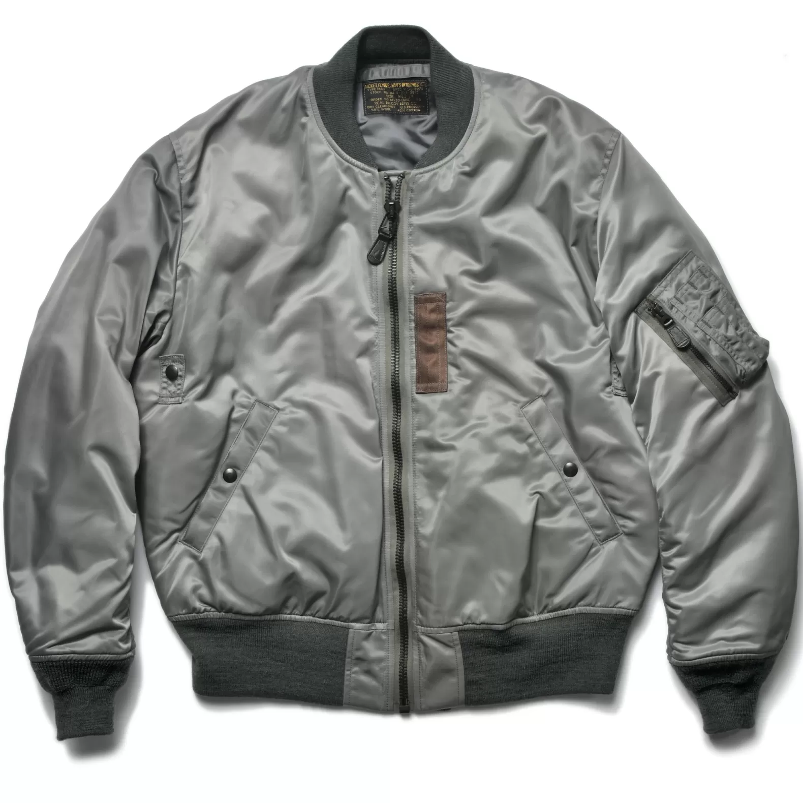Military<The Real McCoy's TYPE MA-1 REAL McCOY MFG. CO. SILVERGRAY