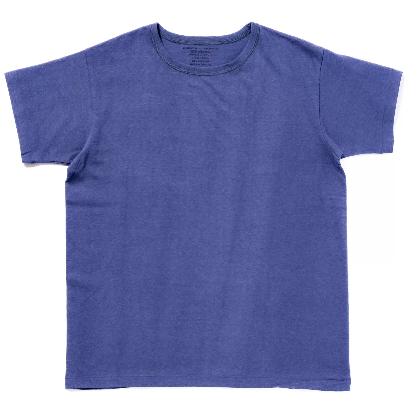 T-shirts<The Real McCoy's UNDERSHIRT, COTTON, SUMMER MQNAVY