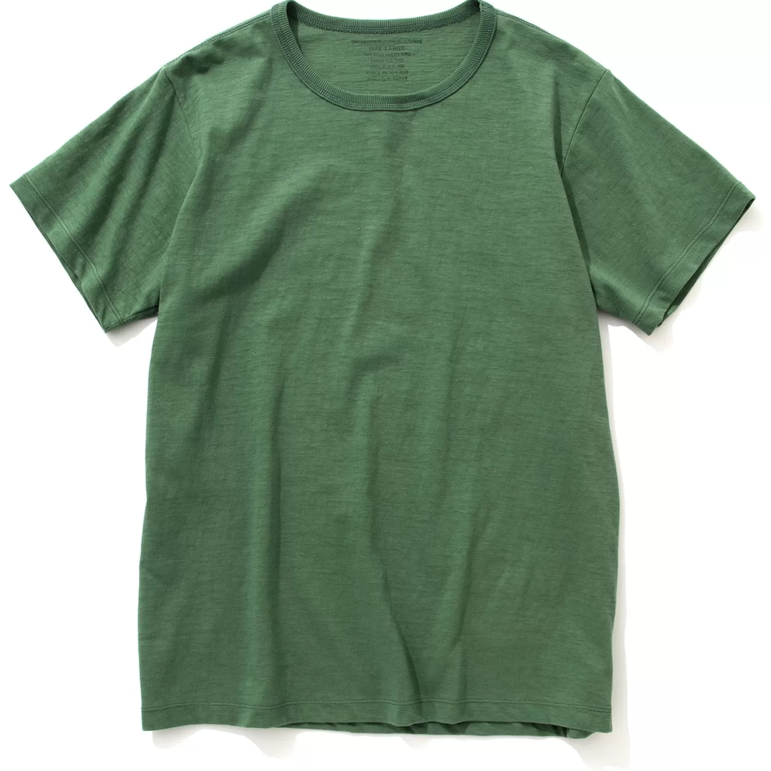 T-shirts<The Real McCoy's UNDERSHIRTS, COTTON, SUMMER Olive