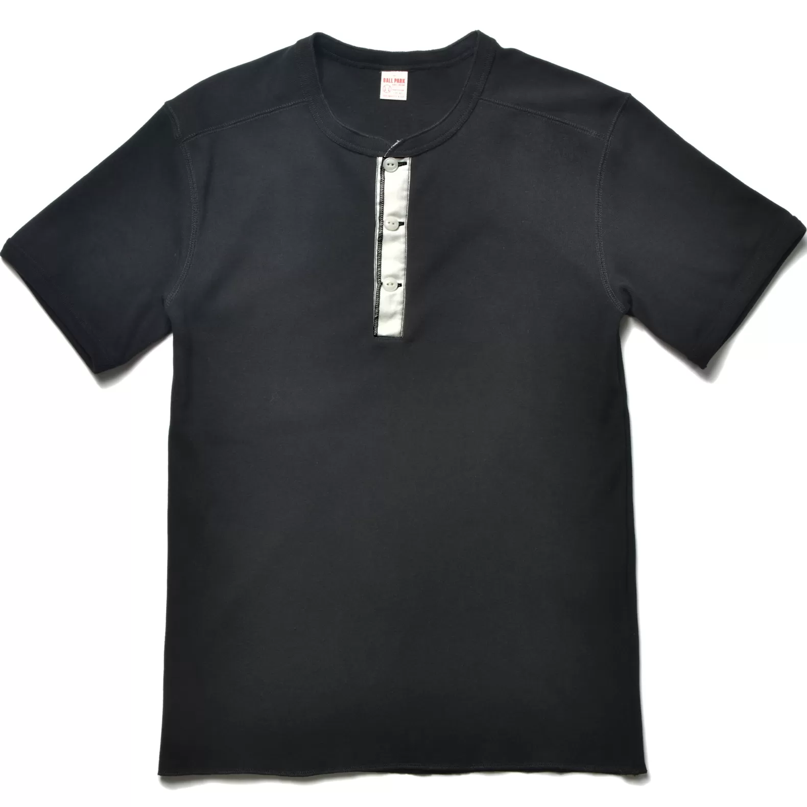 T-shirts<The Real McCoy's UNION HENLEY UNDERSHIRT S/S BLACK