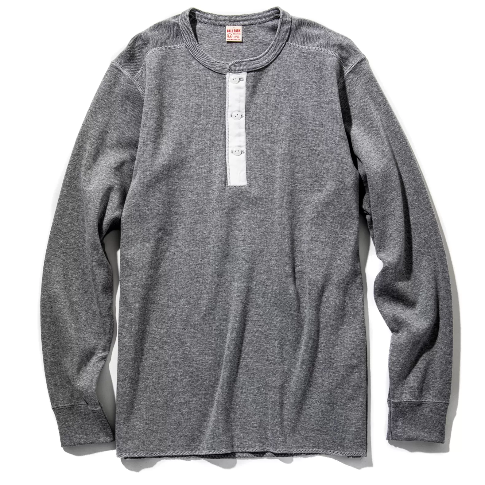 Thermal Shirts<The Real McCoy's UNION SHIRT LONG SLEEVE Grey