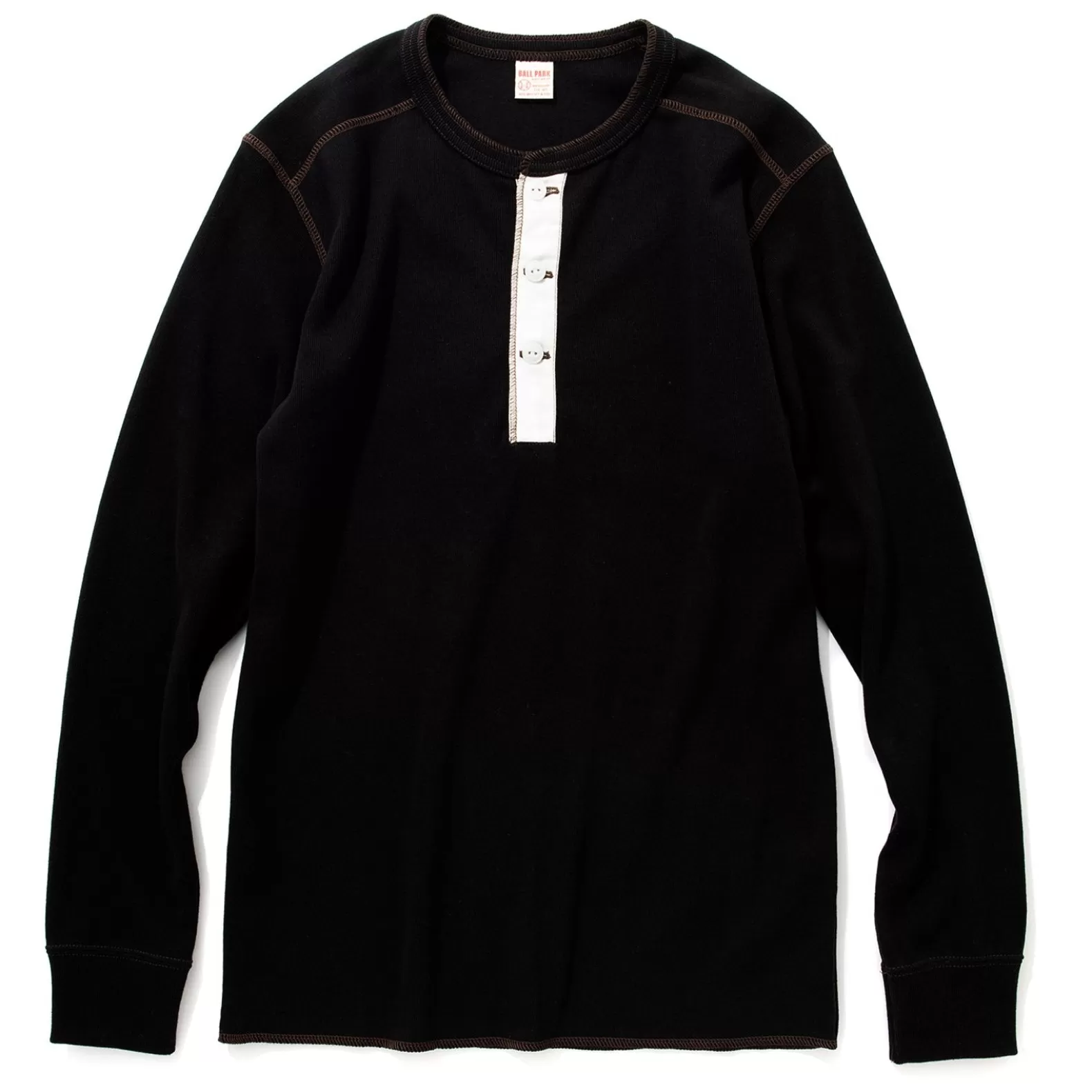 Thermal Shirts<The Real McCoy's UNION SHIRT LONG SLEEVE Black