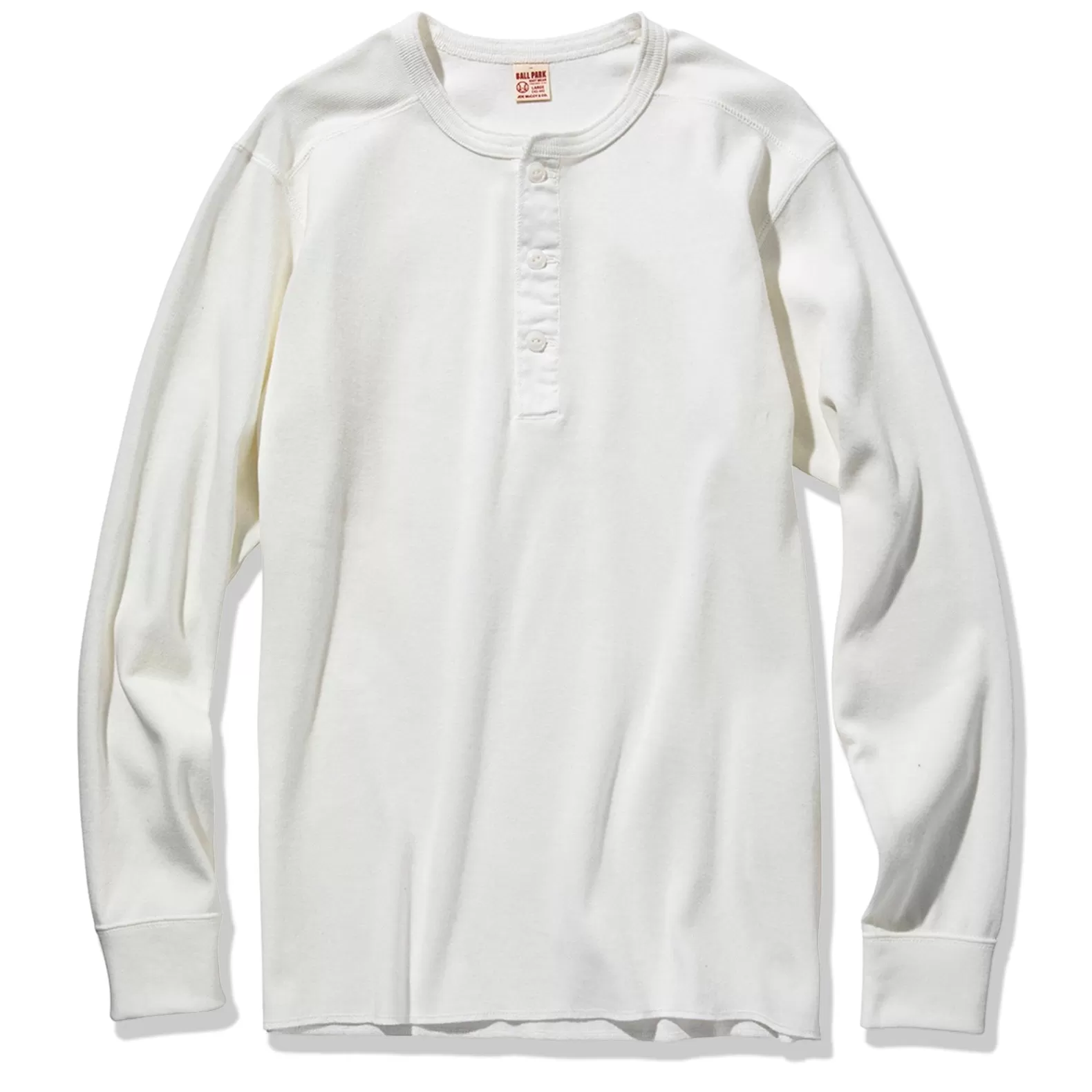 Thermal Shirts<The Real McCoy's UNION SHIRT LONG SLEEVE White