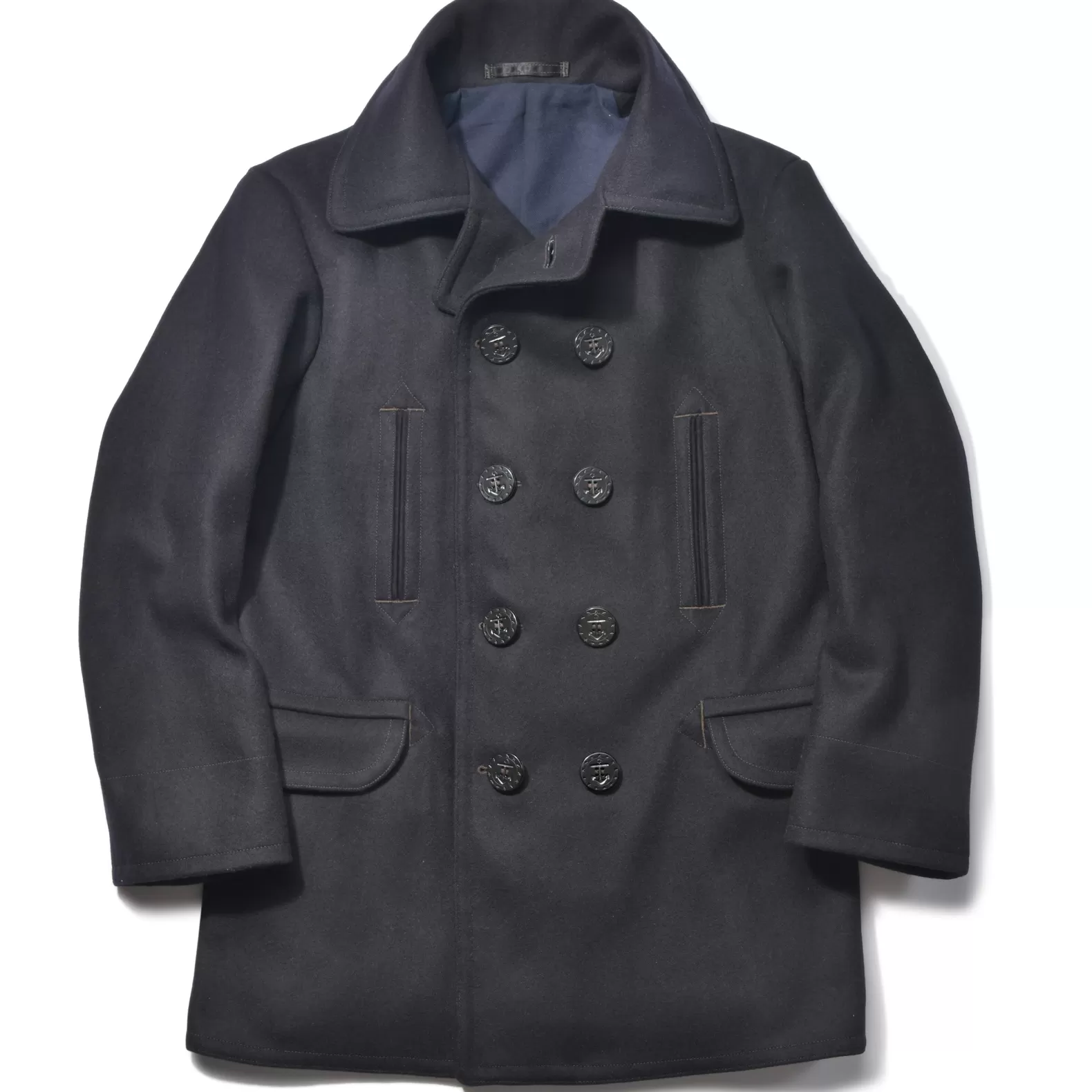 Military<The Real McCoy's U.S. PEA COAT (1913) FW22 NAVY