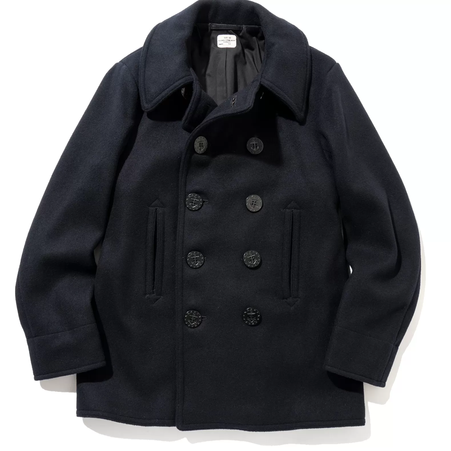 Military<The Real McCoy's U.S. PEA COAT (WWII) Navy