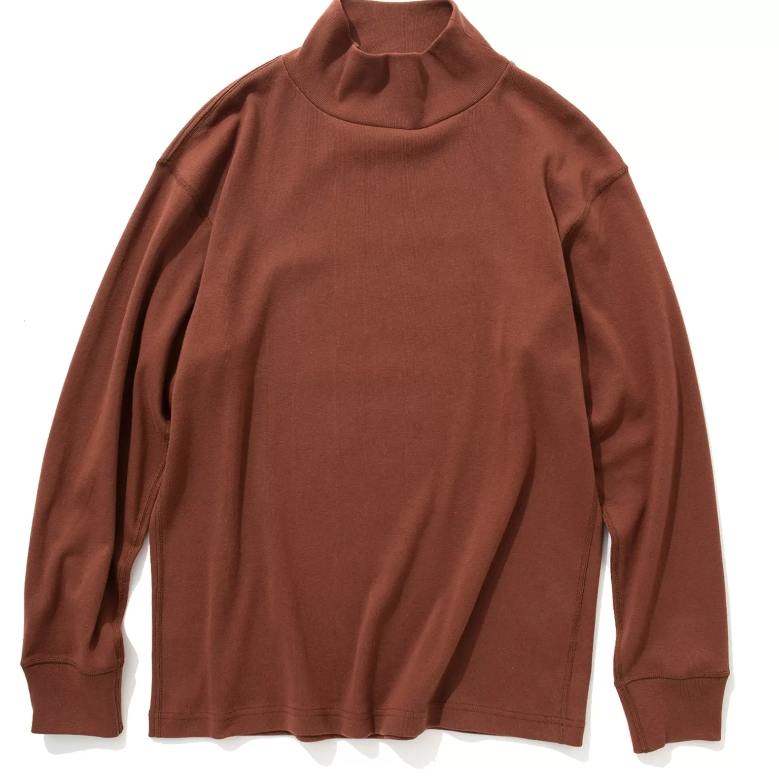 Thermal Shirts | Sweatshirts<The Real McCoy's U.S.N. FLIGHT DECK JERSEY BROWN