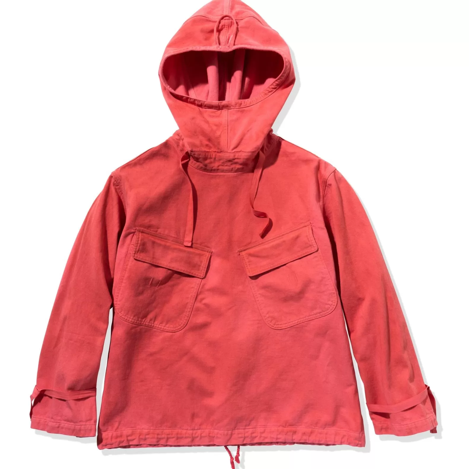 Recreation | Military<The Real McCoy's USN SALVAGE SMOCK PARKA (OVER-DYED) RED