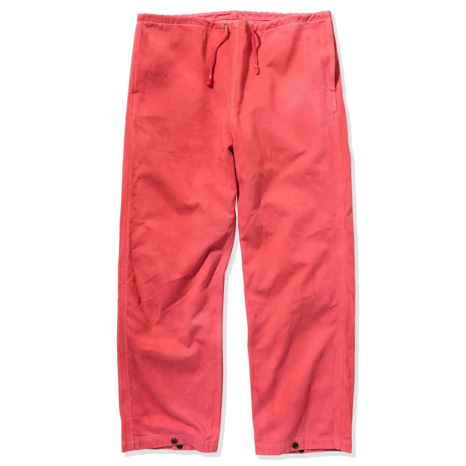 Pants<The Real McCoy's USN SALVAGE TROUSERS (OVER-DYED) RED