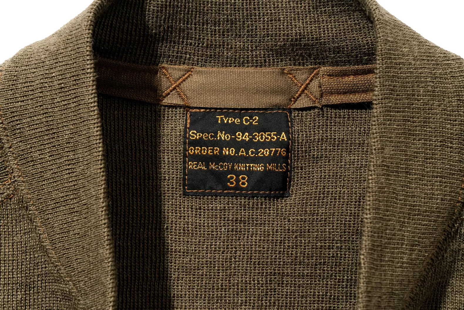 Knitwear<The Real McCoy's VEST,FLYING WINTER, TYPE C-2 Olive
