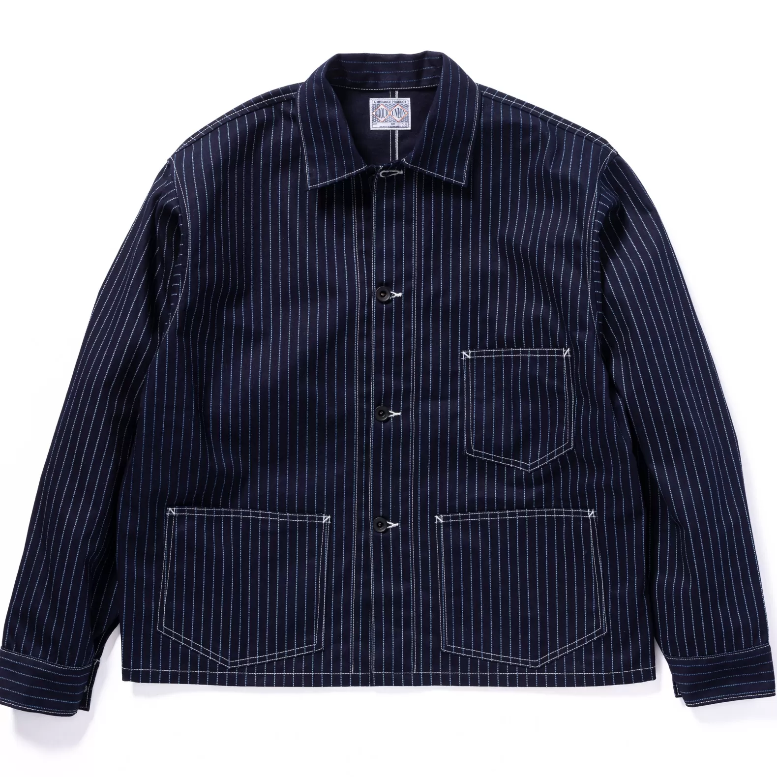 Recreation<The Real McCoy's WABASH CHORE COAT INDIGO