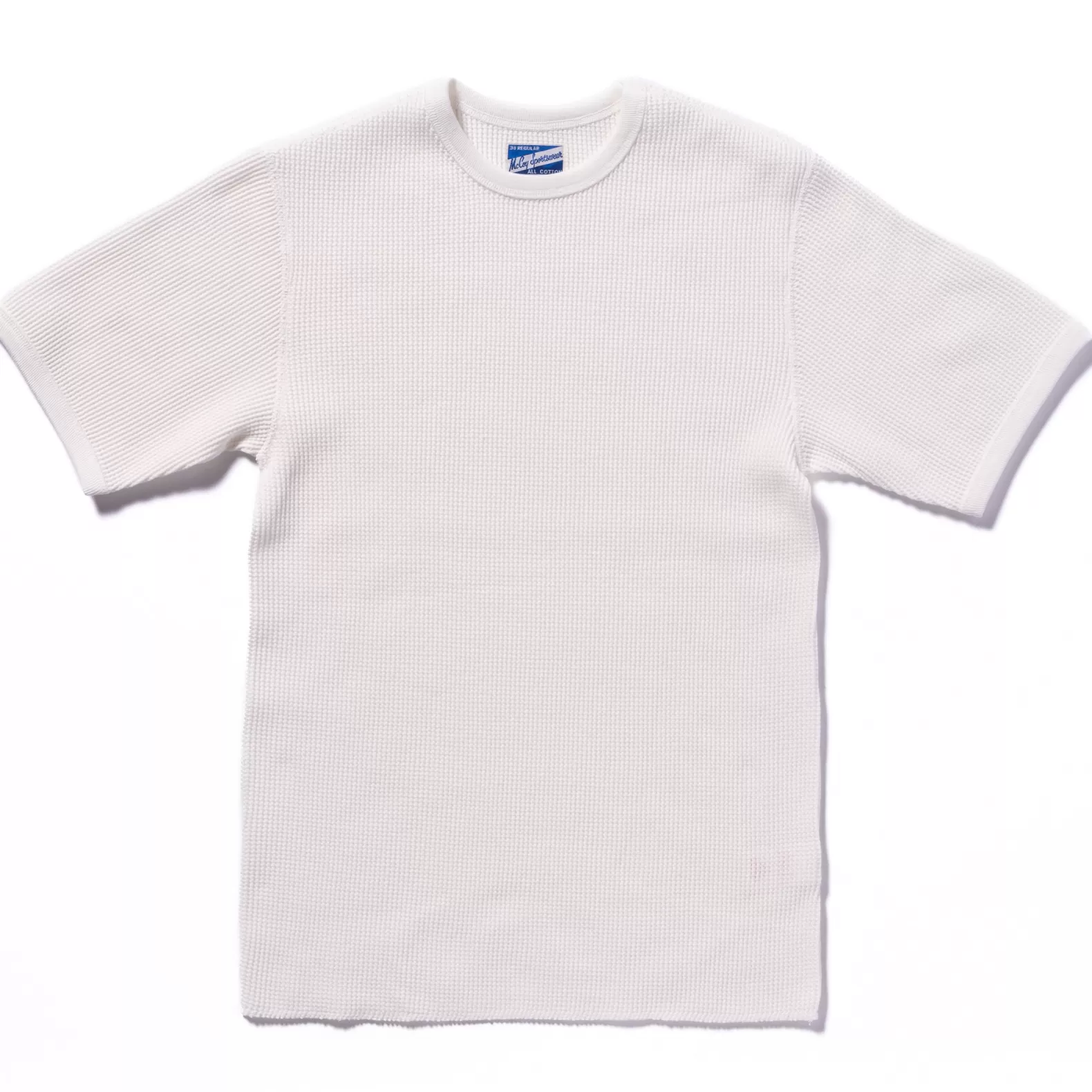 Thermal Shirts | T-shirts<The Real McCoy's WAFFLE THERMAL SHIRT S/S WHITE