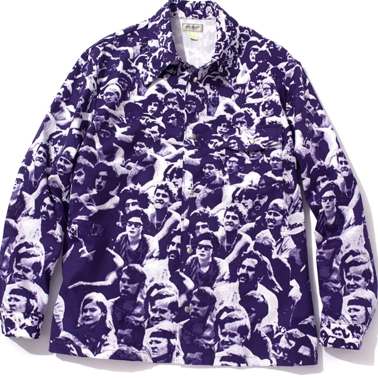 Shirts<The Real McCoy's WOODSTOCK PRINT SHIRT Purple