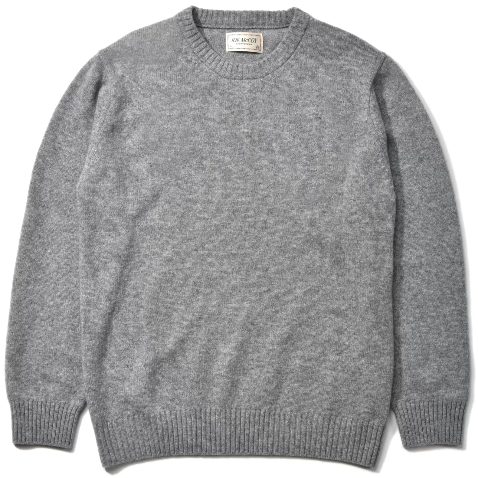 Knitwear<The Real McCoy's WOOL CREWNECK SWEATER GRAY