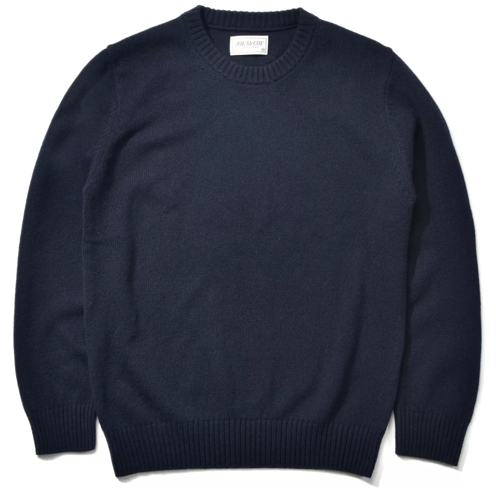 Knitwear<The Real McCoy's WOOL CREWNECK SWEATER NAVY