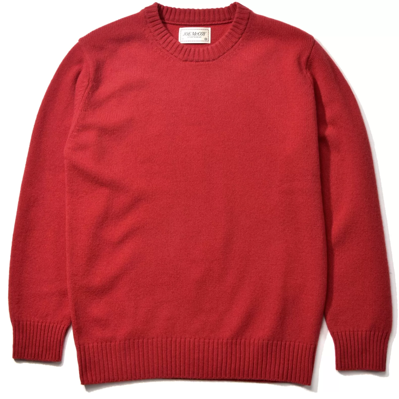 Knitwear<The Real McCoy's WOOL CREWNECK SWEATER RED