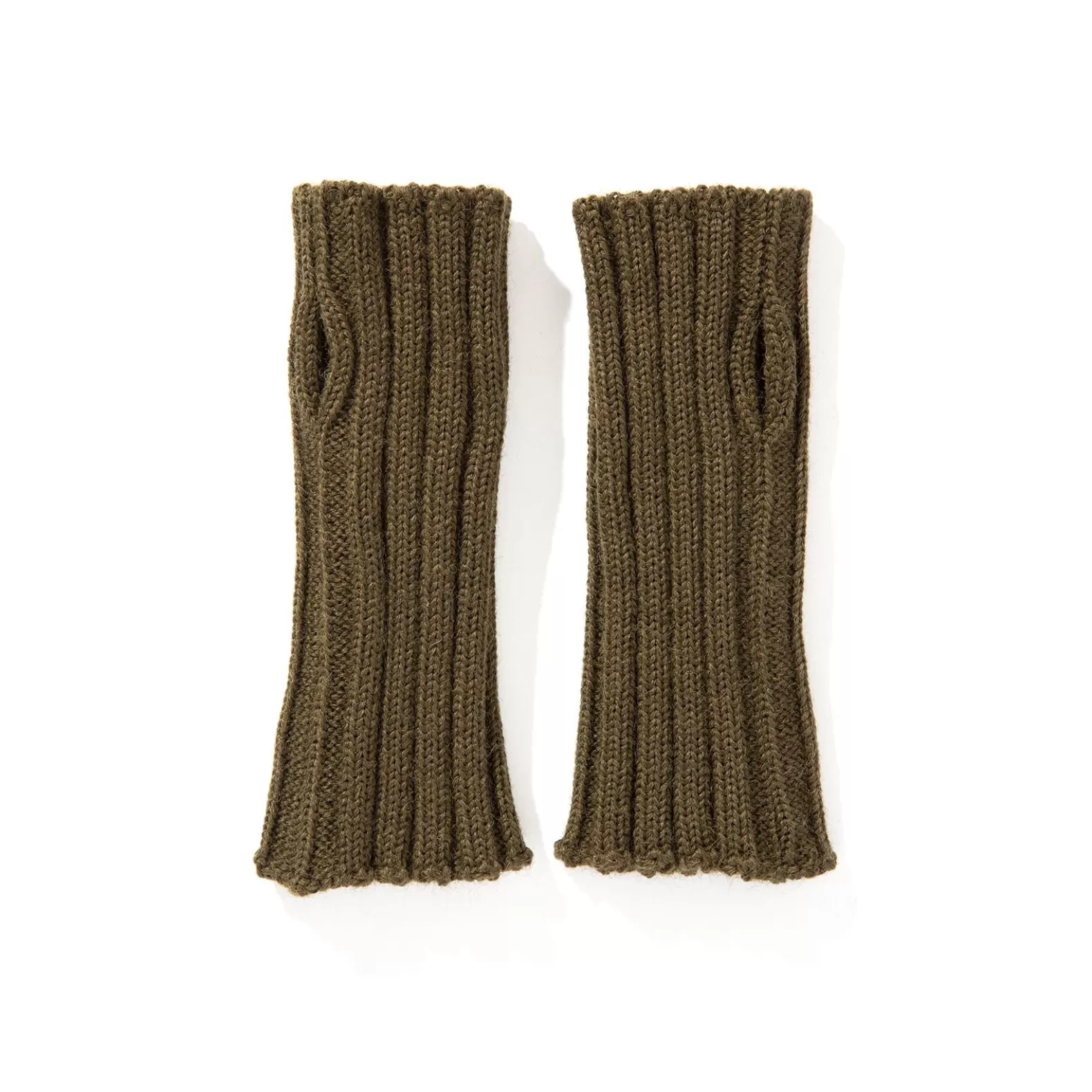 Gloves<The Real McCoy's WOOL, WRISTLET OLIVE